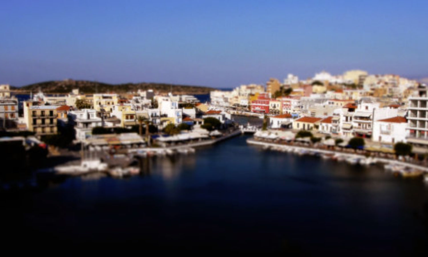 Crete, Greece in tilt shift video