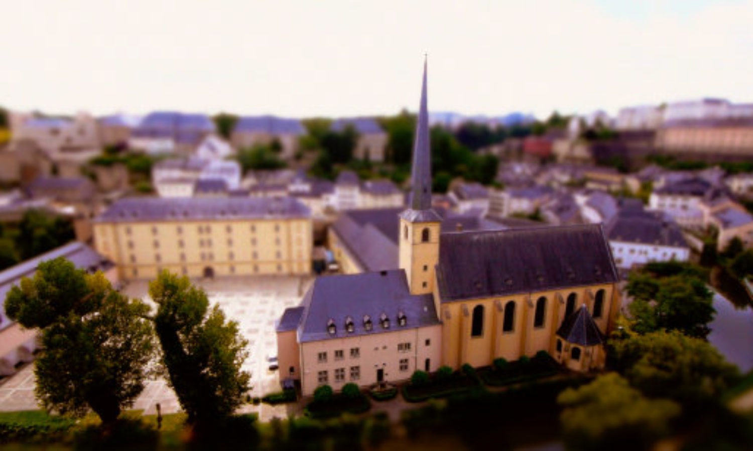 Luxembourg in tilt shift video