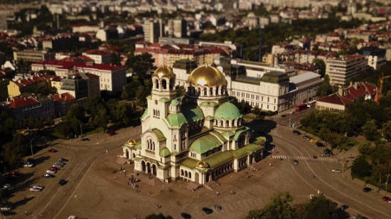Sofia Bulgaria Aerial